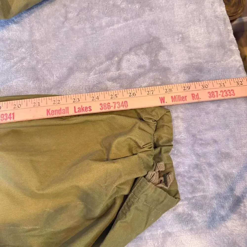 Disney Buzz Lightyear Cargo Pants XL Star Command Olive Utility Streetwear Y2K